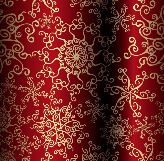 Vector Floral Swirls Background 01