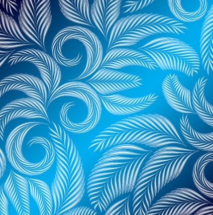 Vector Floral Swirls Background 02