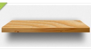 Wooden Book Shelf PSD