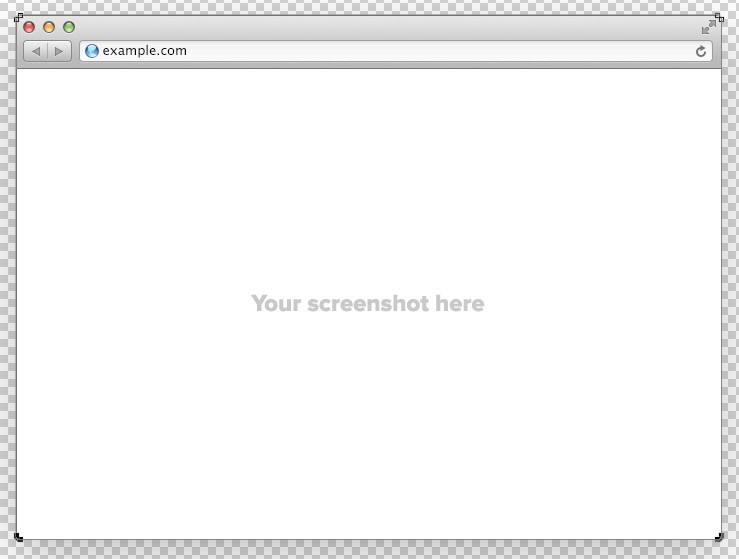 Safari Browser PSD Mockup