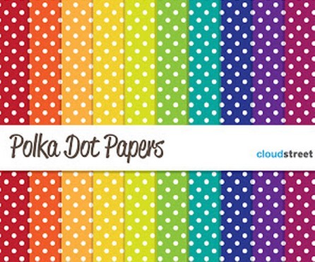 Polka Dot Paper Textures