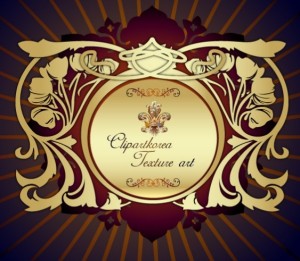 Vector Golden Floral Decorative Pattern 03