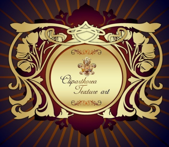 Vector Golden Floral Decorative Pattern 03