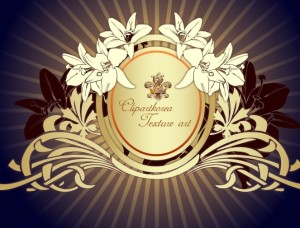 Vector Golden Floral Decorative Pattern 05