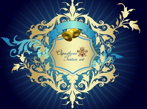 Vector Golden Floral Decorative Pattern 06