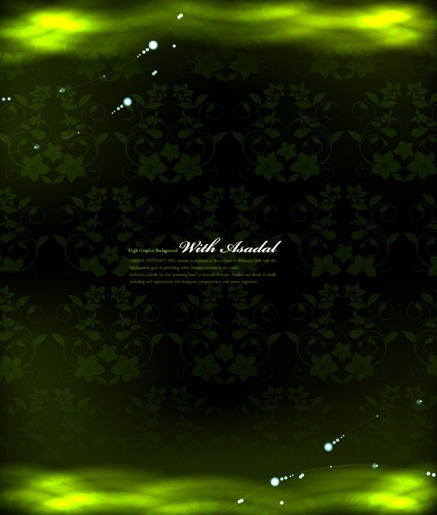 Set Of Abstract Shining Smoke Background