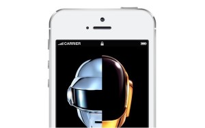 iOS 7 Styled Music Player PSD
