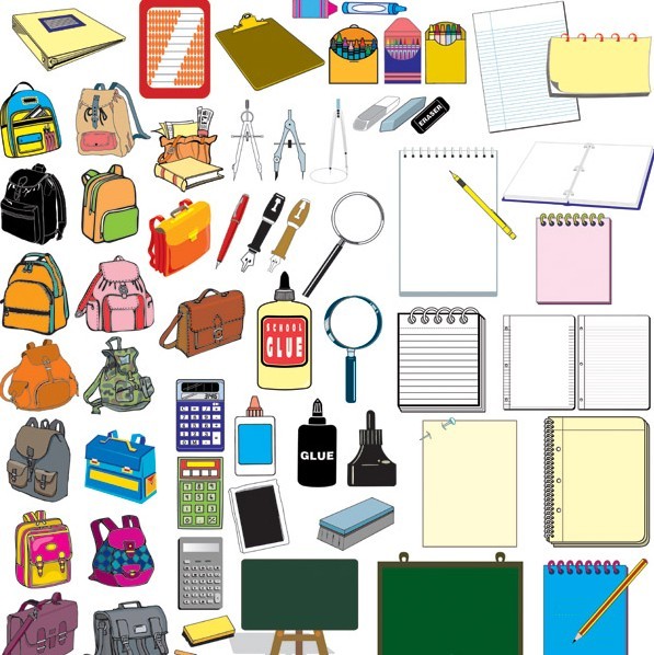 Set Of Vector School Subjects