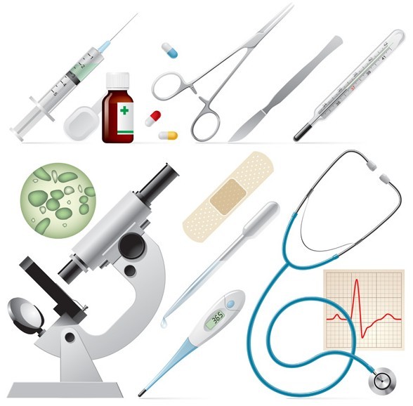 Vector Clean Medical Supplies