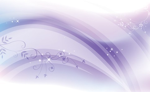 Bright Floral and Abstract Wave Background Vector 03