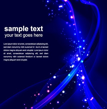 Gorgeous Abstract Colorful Curves Background Vector 01
