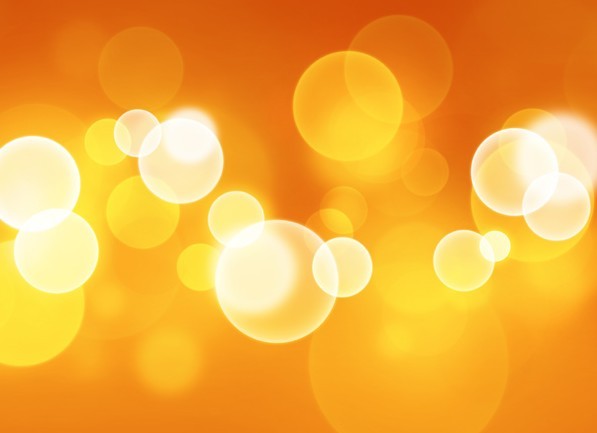 Orange Halos Background Texture