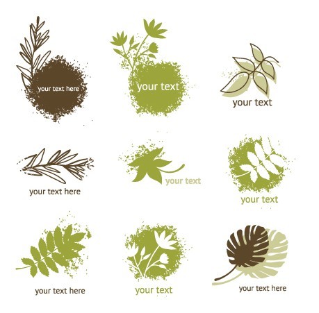 Clean Hand-Drawn Floral Patterns Vector 02