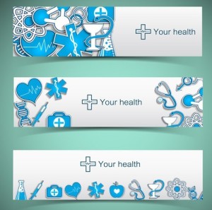 Fresh and Clean Medical Banners Vector 02