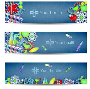 Fresh and Clean Medical Banners Vector 03