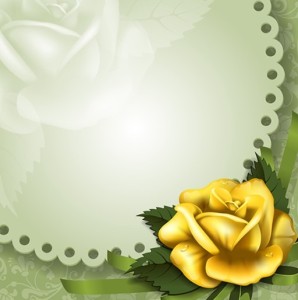 Vector Vintage Naive Flower Frame 03