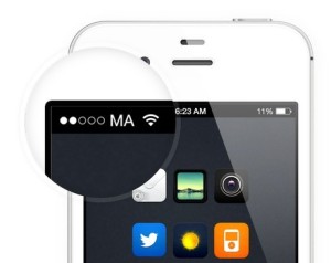 iOS 7 Signal Dots