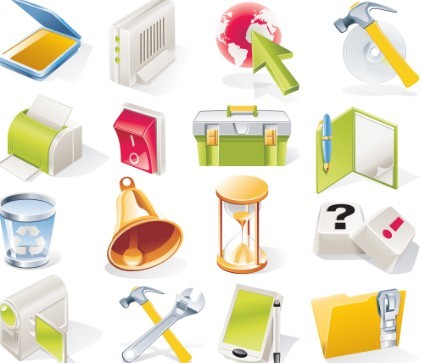 Daily Necessities Icons Vector