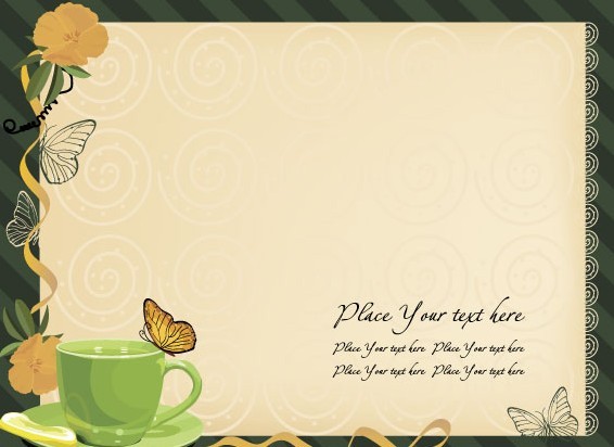 Vintage Note Paper Template Vector 05