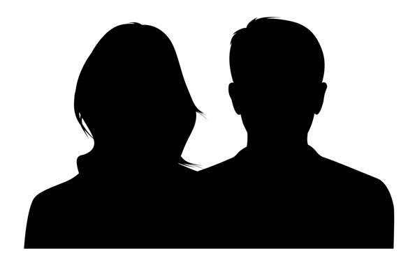 Couple Silhouette PSD