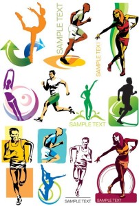 Vector Fitness and Sports Illustrations