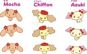 Cute Japanese Cartoon Characters Vector