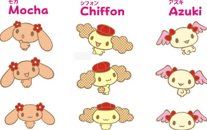 Cute Japanese Cartoon Characters Vector