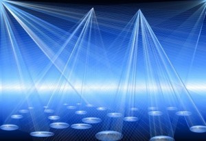 Vector Laser Light Show Background 04
