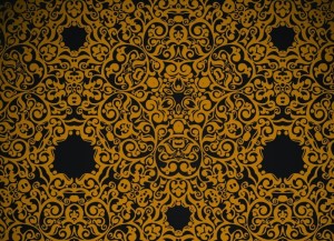 Seamless Floral Damask Ornamental Pattern Background Vector 02