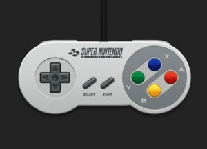 Realistic SNES Controller PSD