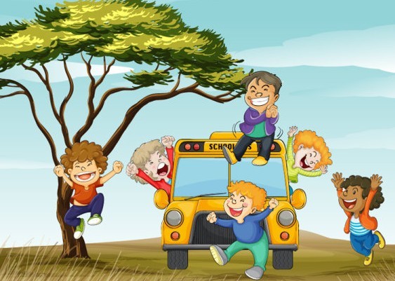Vector Cartoon Animals and Children Illustration 03