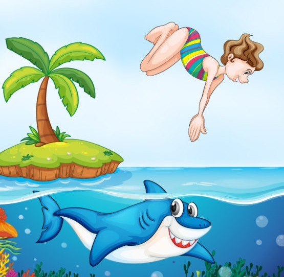 Vector Cartoon Animals and Children Illustration 04