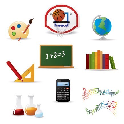 Vector Essential Stationery for Students 01