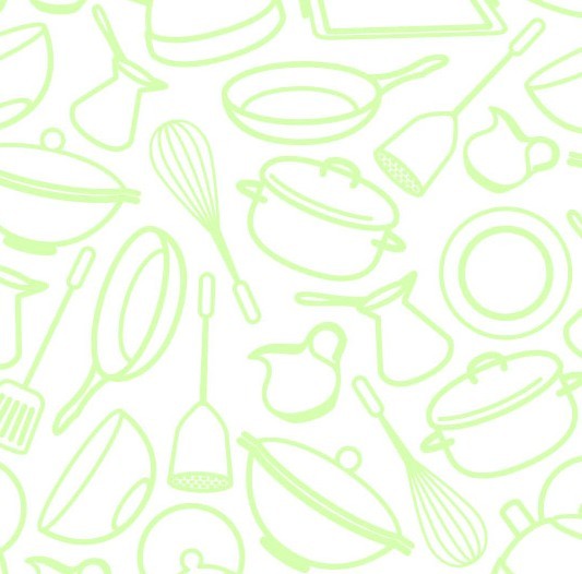 Vector Sketch Foods and Drinks Patterns 02
