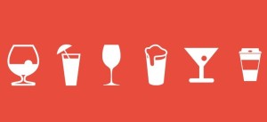 White Drinks Icons Pack PSD