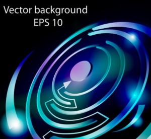 HI-Tech Abstract Maze Background Vector 01