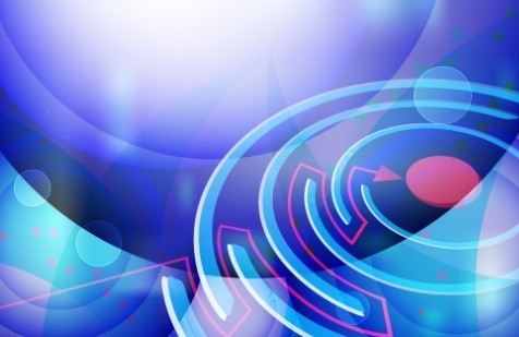 HI-Tech Abstract Maze Background Vector 02