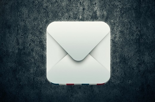 Elegant Mail Icon PSD