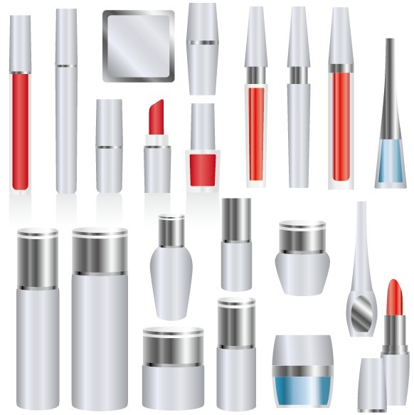Set Of Vector Cosmetics Products 04