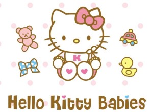 Vector Hello Kitty Babies Design