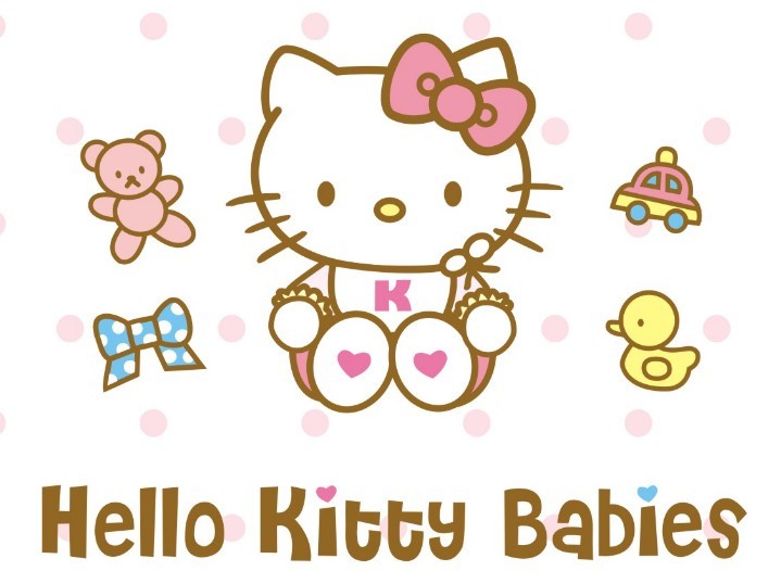 Vector Hello Kitty Babies Design