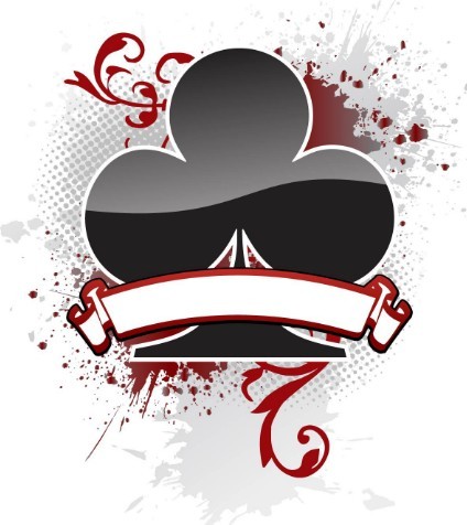 Creative Poker Playing Card Club Design Vector