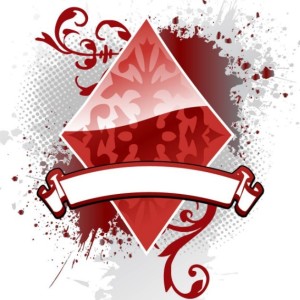 Creative Poker Playing Card Diamond Design Vector