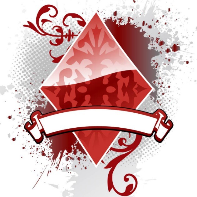 Creative Poker Playing Card Diamond Design Vector