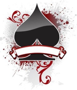 Creative Poker Playing Card Spade Design Vector