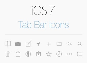 New iOS 7 Style Tab Bar Icons