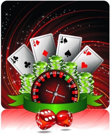 Vector Casino Poster Design Elements 01