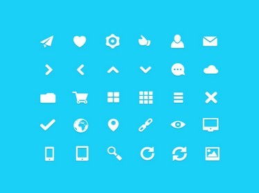 30+ Minimal Vector Web Icons Pack - FatiCons