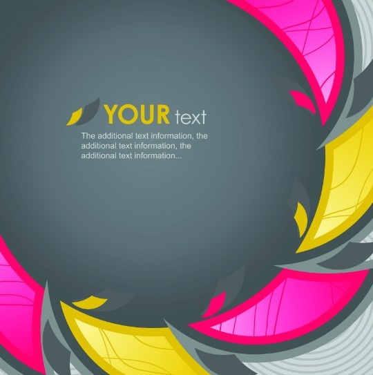 Colorful Abstract Shapes Background Vector 01