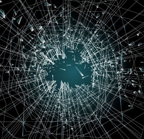 Vector Broken Glass Background 03